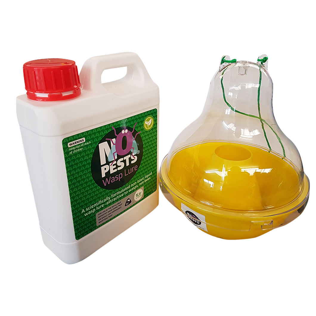 Wasp Trap and 1 Litre of Wasp Lure Formulation