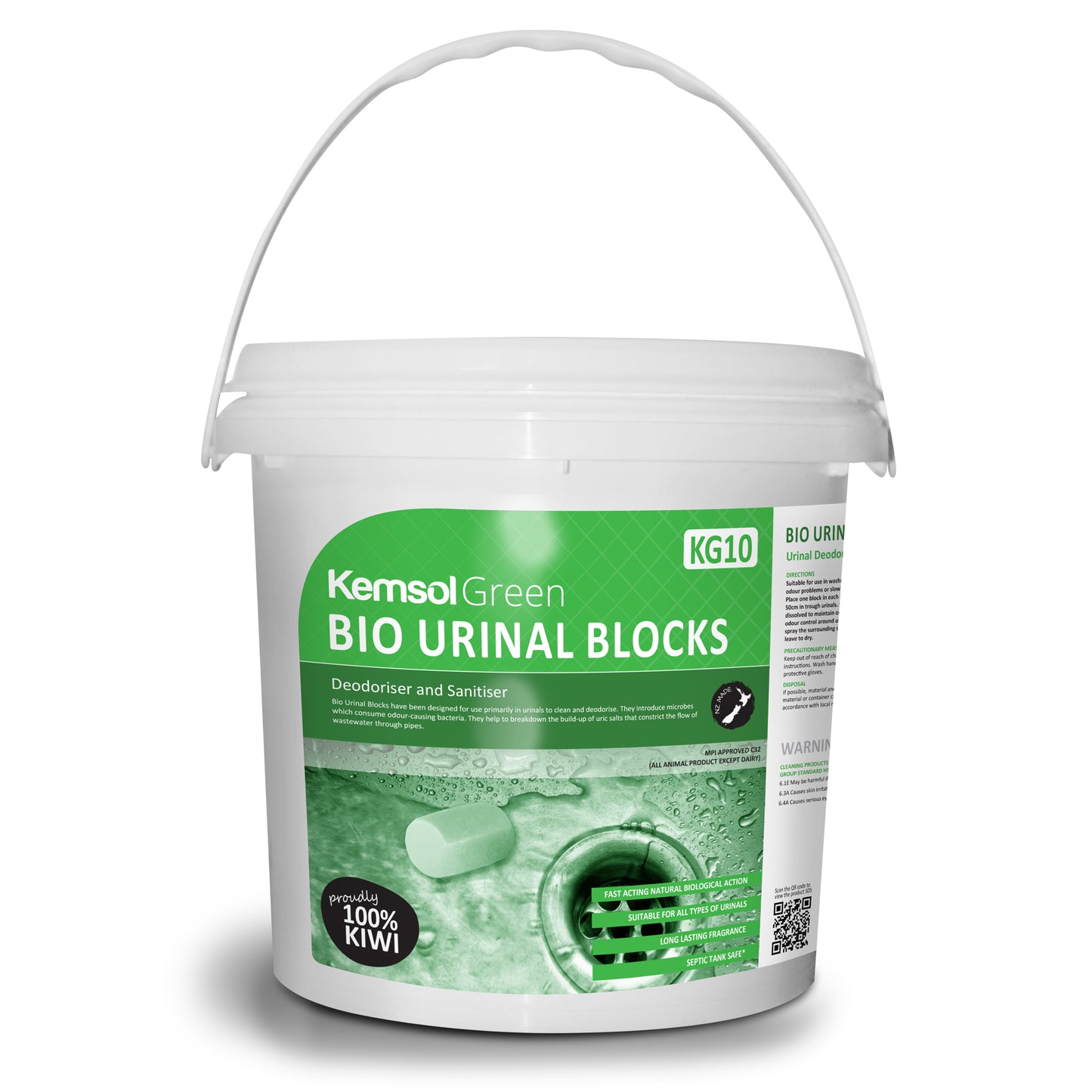 Kemsol GREEN BIO Urinal Blocks - 4KG