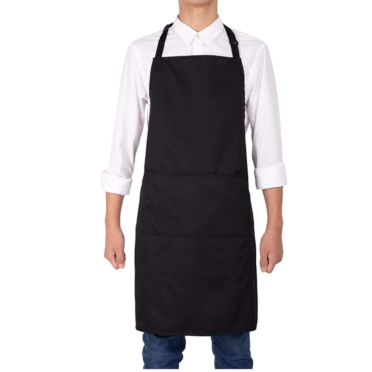 Cafe Apron c/w Pocket - Black