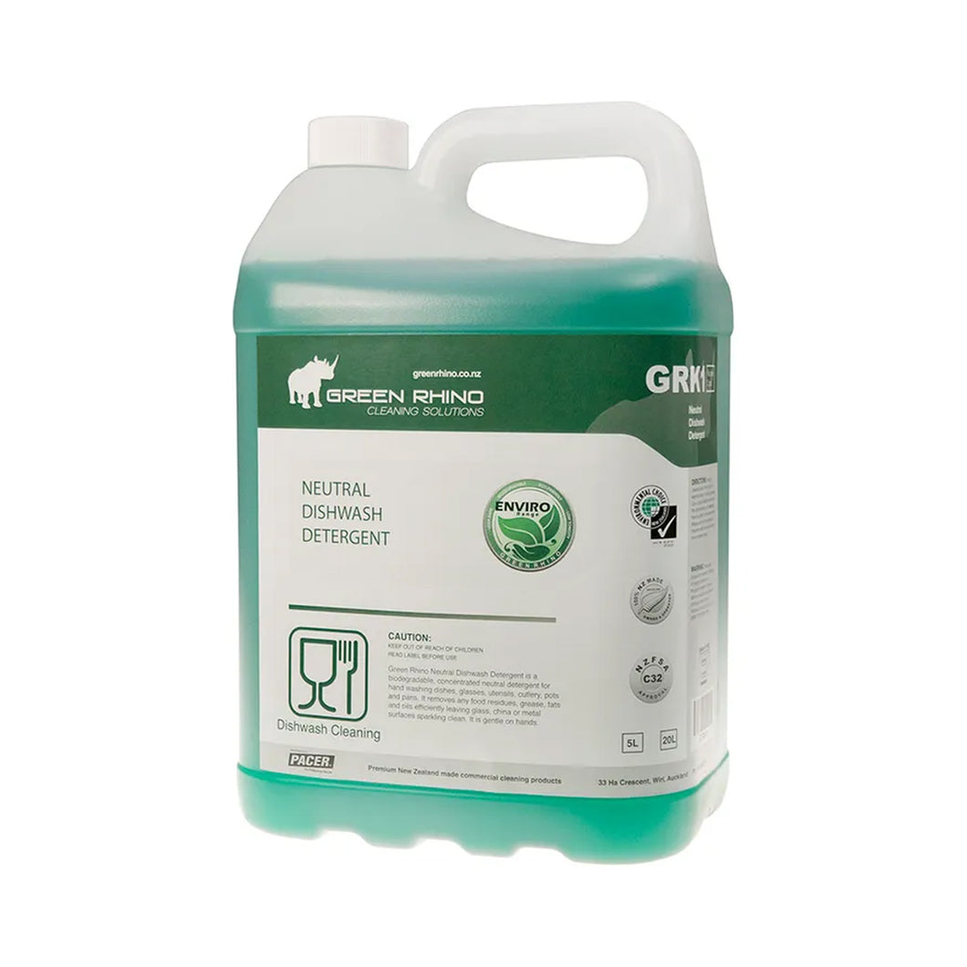 Dish Wash Detergent Neutral Green Rhino - Select Your Size