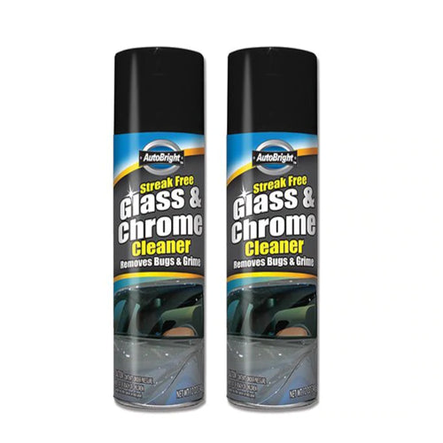 Glass & Chrome Cleaner Double Can Deal - removes bugs & grime