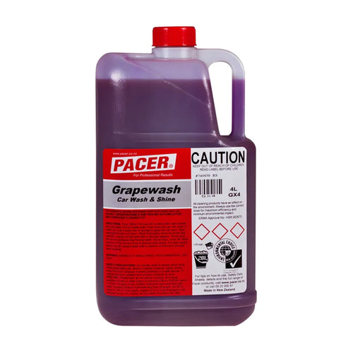 Grape Wash Car Wash & Shine Pacer 40 to 1 WOW 4 Litre