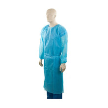 Polypropylene Isolation Gowns - Select Blue or Yellow