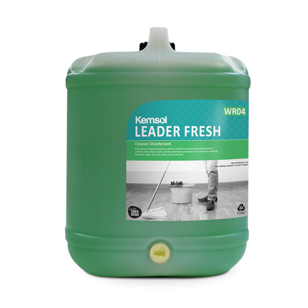 Leader FRESH Fragrance Disinfectant/Floor Cleaner Kemsol - Select Your Size