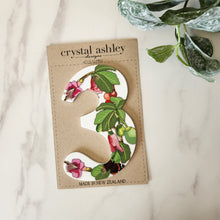 NZ Floral House Number & Letters - NZ Made - Select Yours