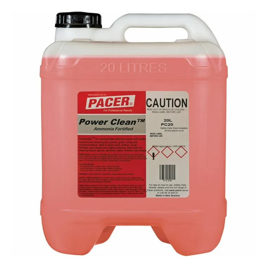 Pacer Powerclean POWERFUL Ammoniated Cleaner 20 Litre