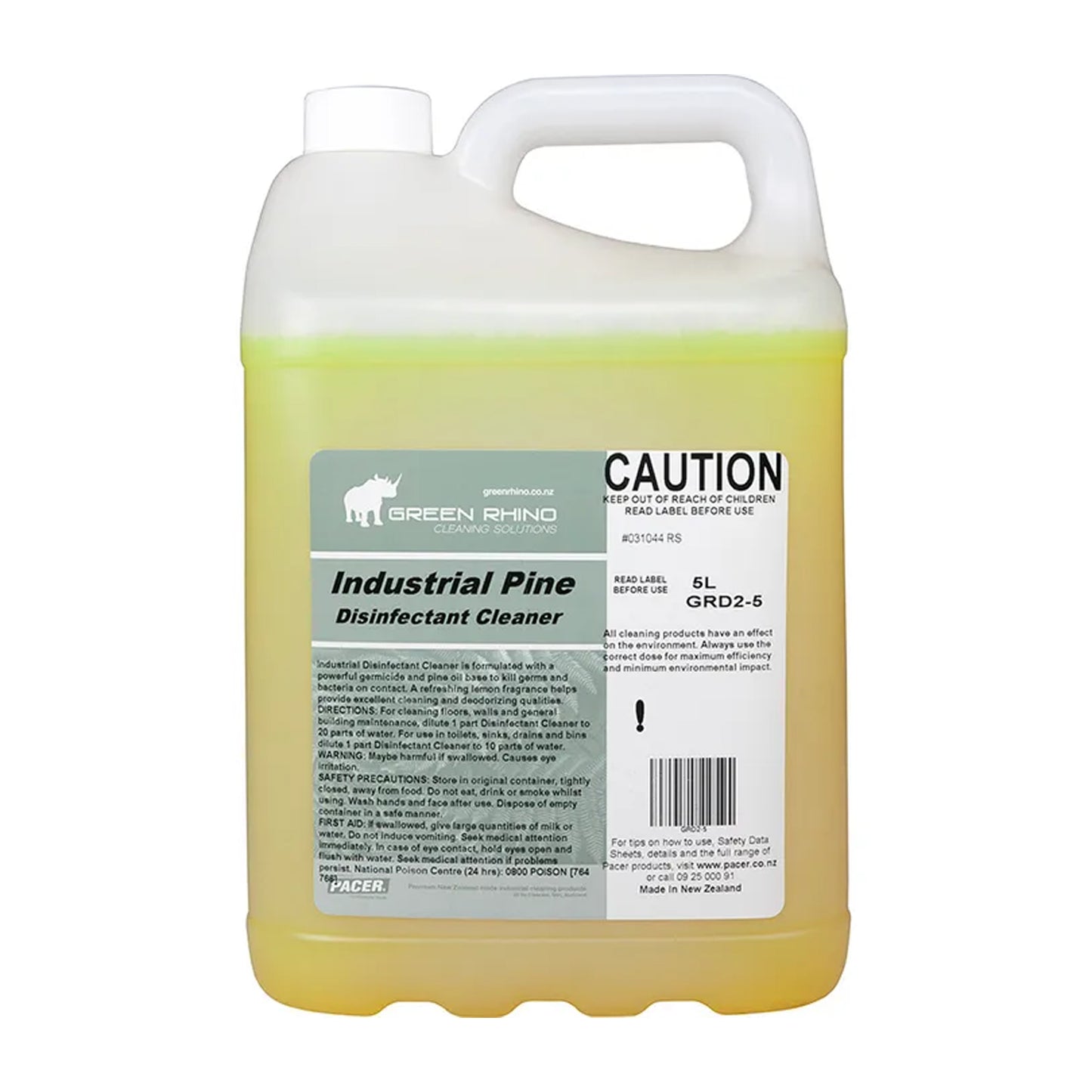 Green Rhino Industrial Pine Disinfectant Cleaner - Select Your Size