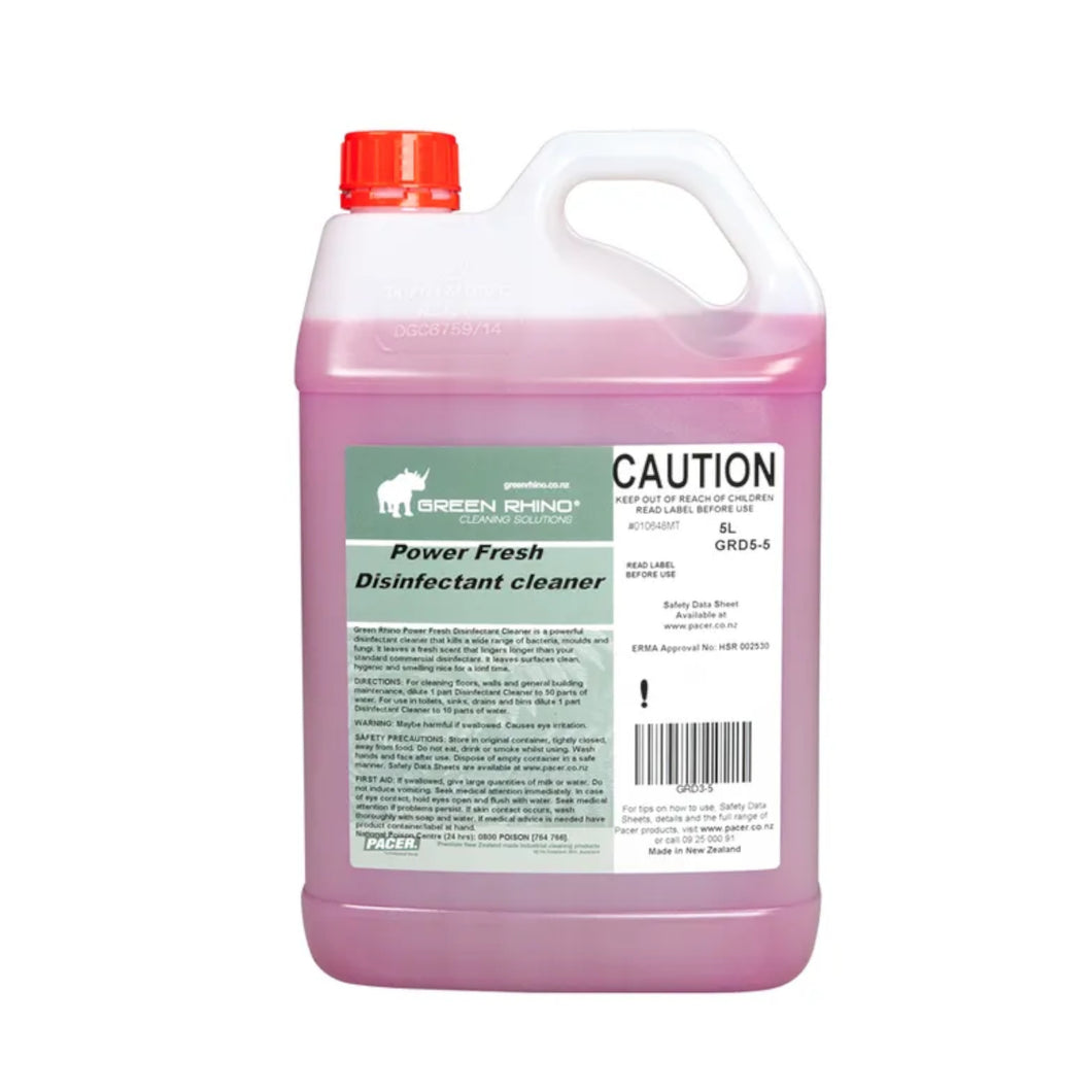 Power Fresh Disinfectant Green Rhino - 5 Litre Super Concentrate