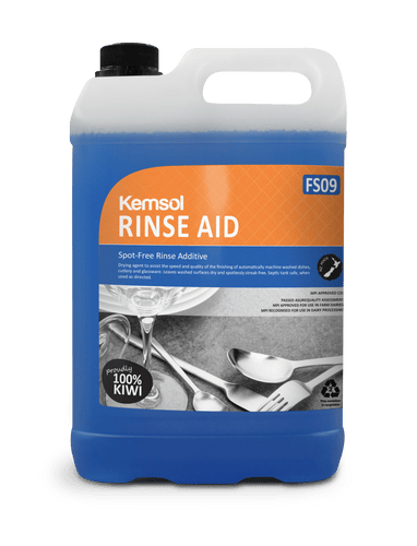 Rinse Aid Spot-Free Rinse Additive Kemsol - Select Your Size