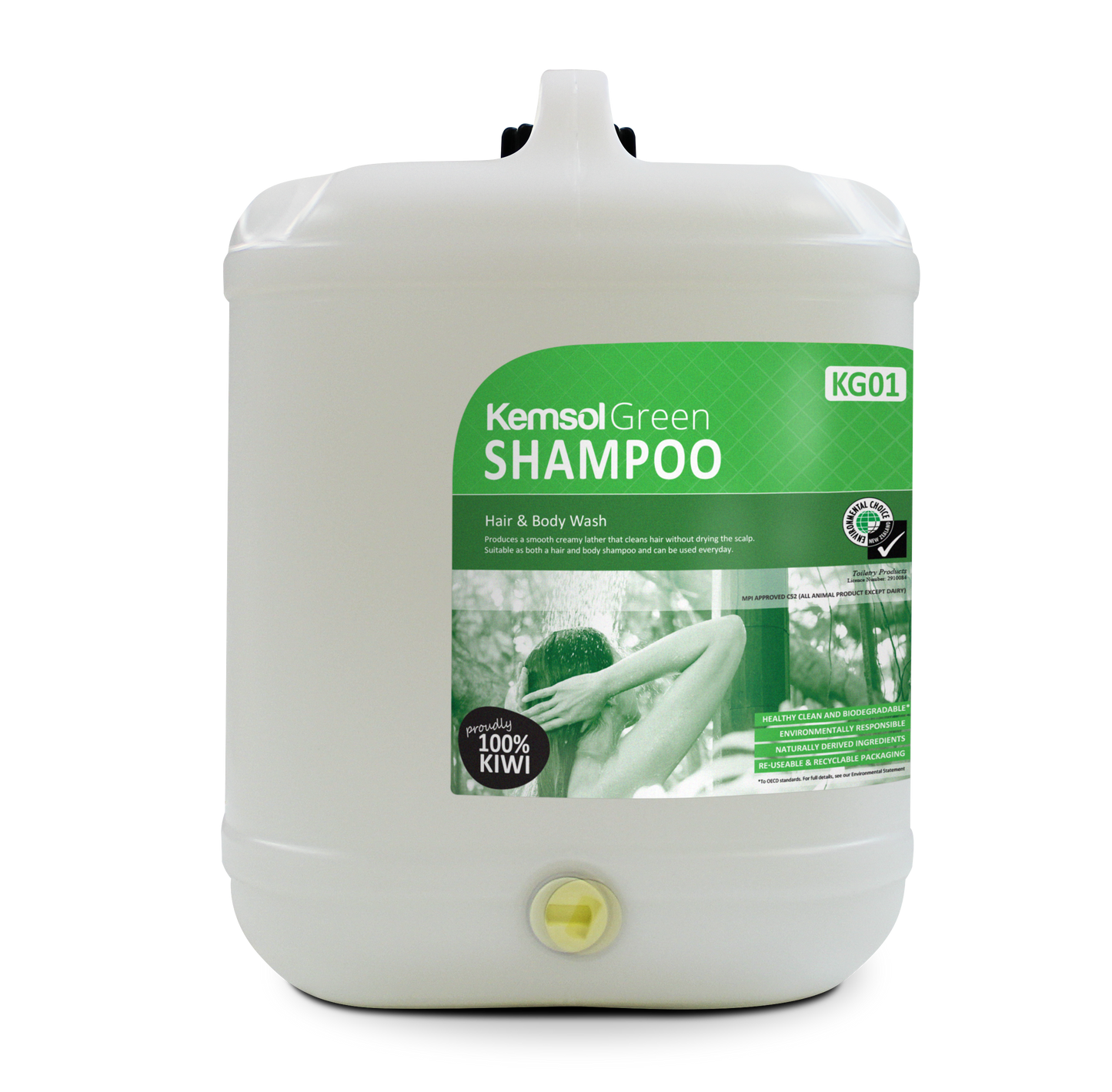 SHAMPOO Hair & Body Wash Kemsol GREEN