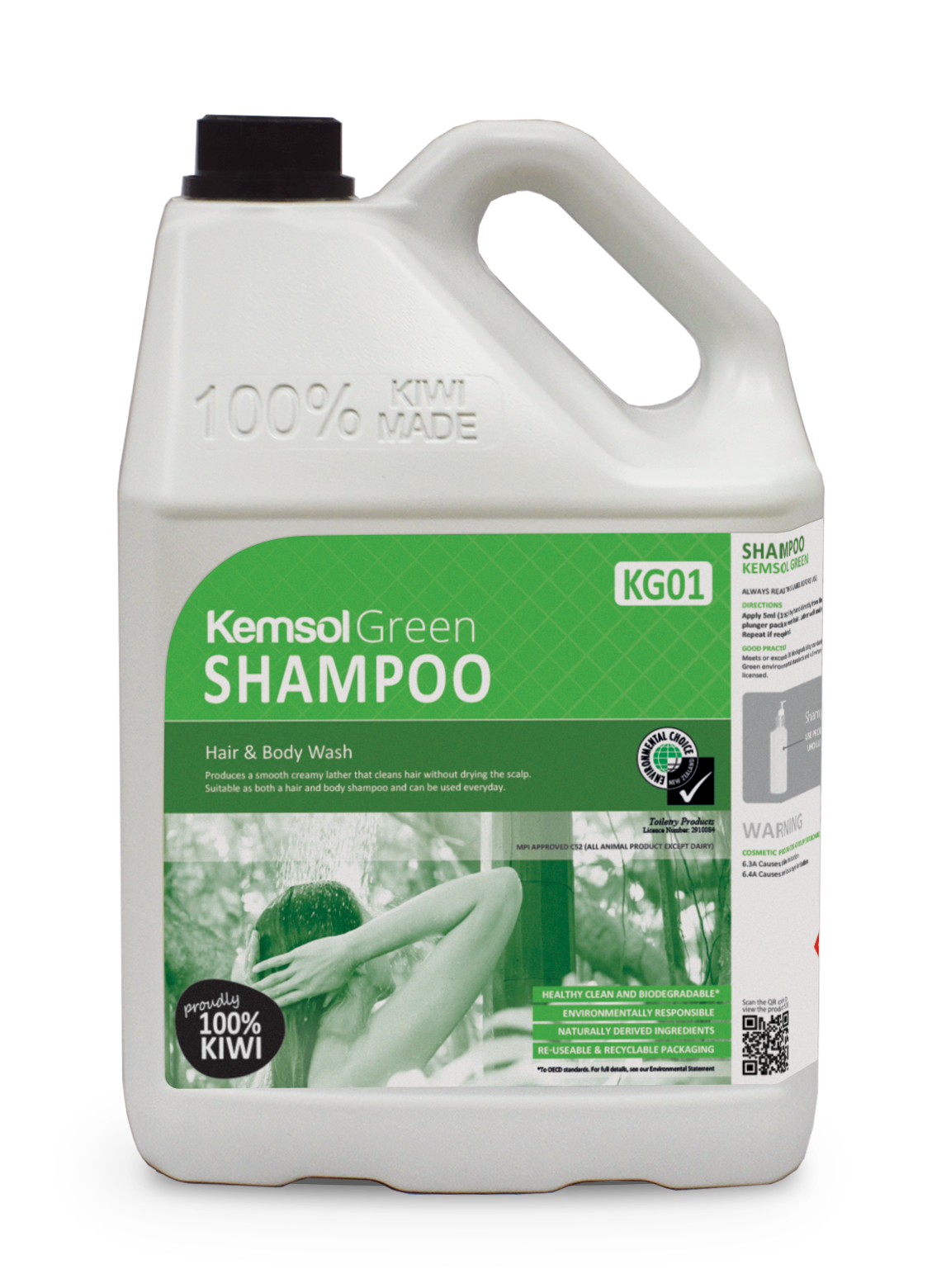 SHAMPOO Hair & Body Wash Kemsol GREEN