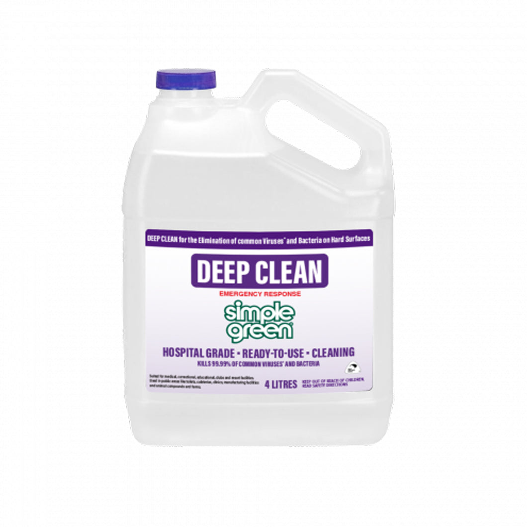 Simple Green Deep Clean Disinfectant Antivirus Cleaner 4L -tested against COVID
