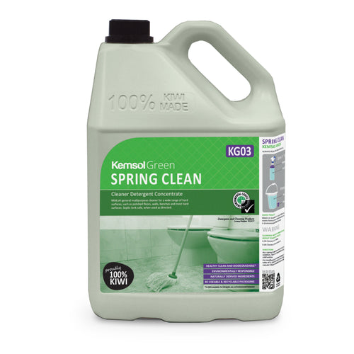 SPRING CLEAN - Cleaner Detergent Concentrate Kemsol GREEN - Select Your Size