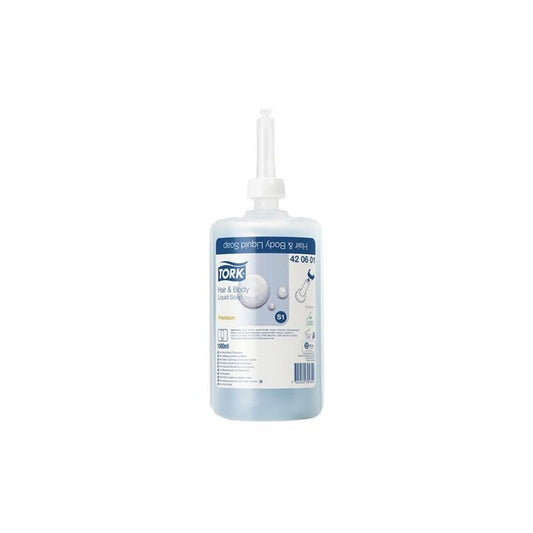 Tork S1 Hair and Body Liquid Soap Refill (1000ml)