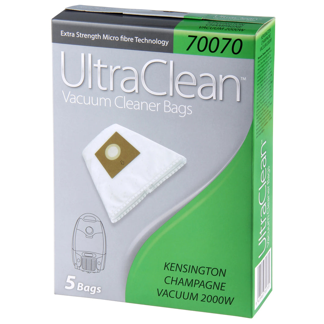 Ultraclean  Vacuum Dust Bags 5 Pack Kensington 70070