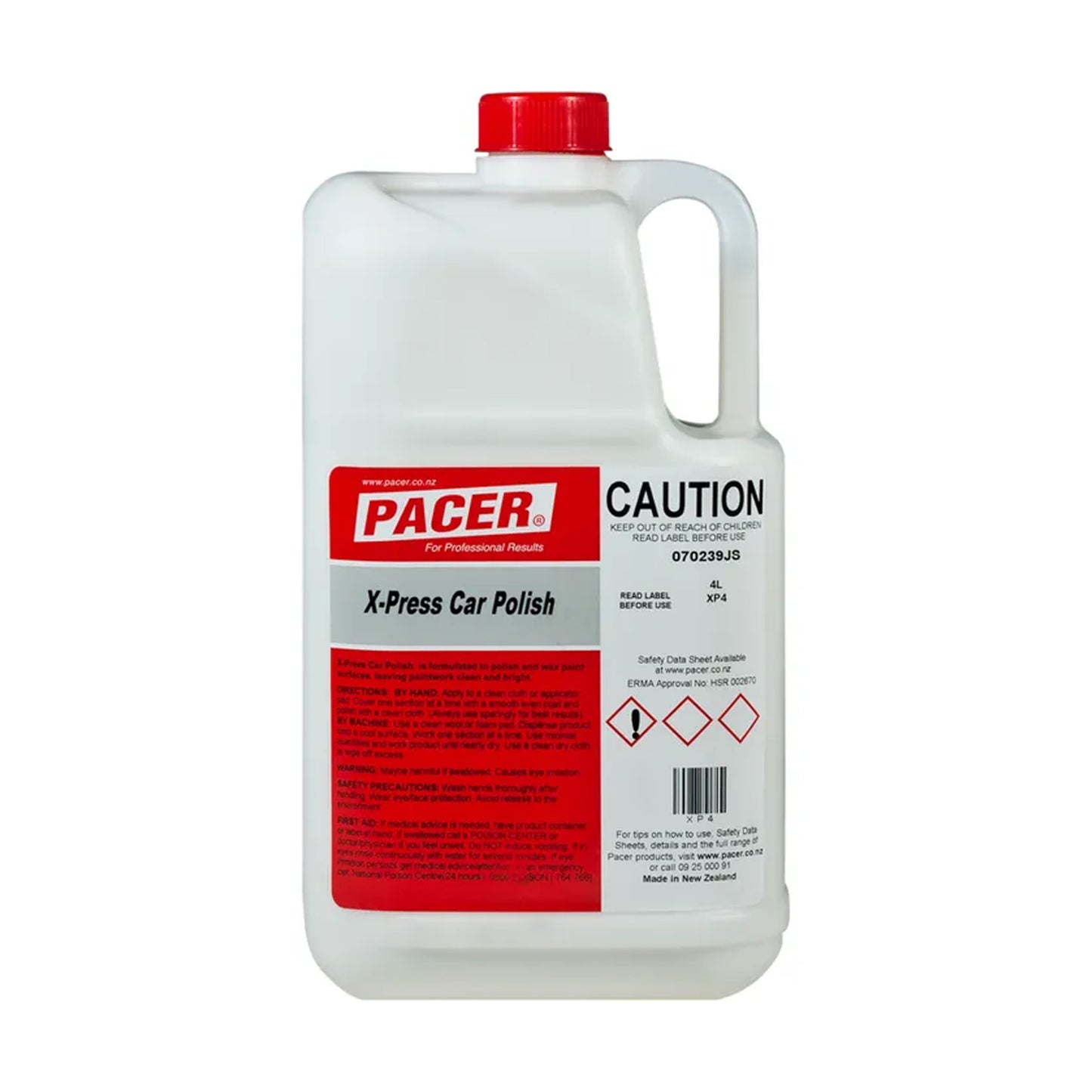Pacer X-Press Car Polish 4 Litre